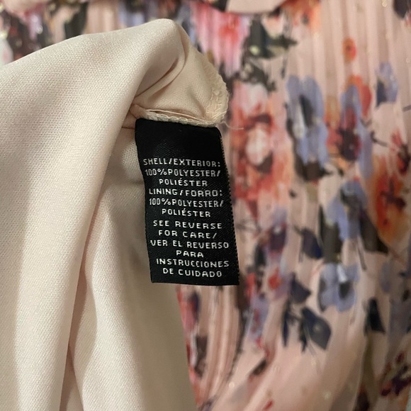 Sam and Jess Floral Pleated Maxi Dress Gown Size 16 Wedding Guest Formal Spring - Picture 6 of 9